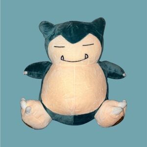Snorlax Plush Toy - Teal and Cream